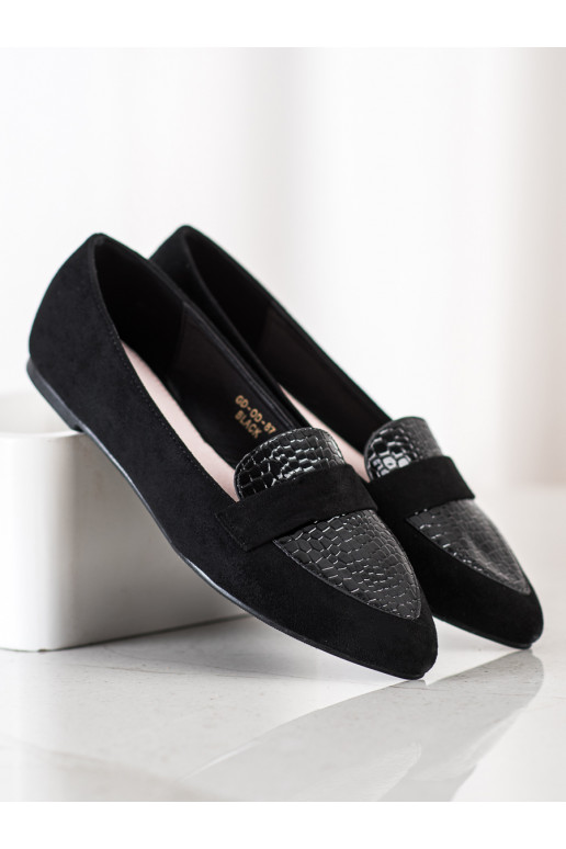 Mocassins Shelovet couleur noir