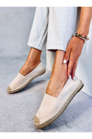 Espadrilles beiges femme...
