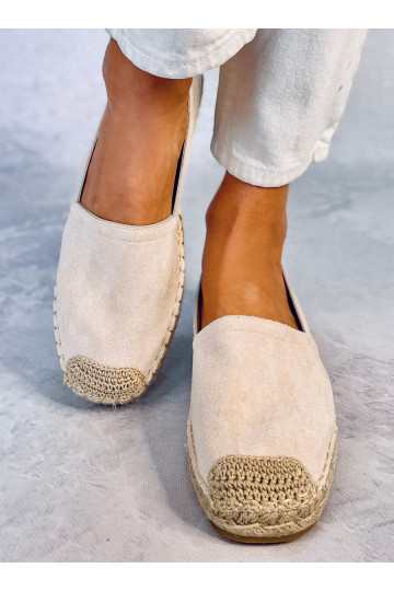 Espadrilles beiges femme... 2