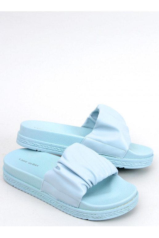 Chaussons bleus ATISSA BLEU