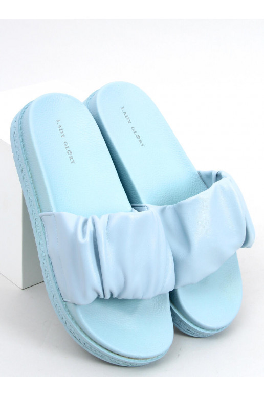 Chaussons bleus ATISSA BLEU