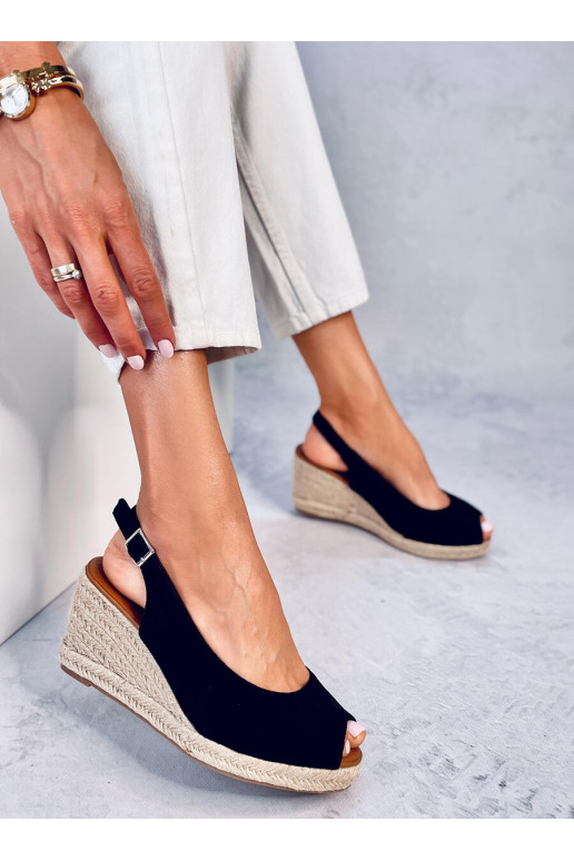 Espadrilles en plastique NEVIL NOIR