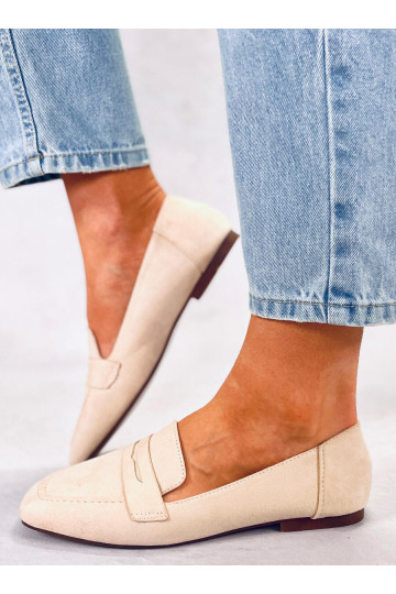 Mocassins en daim CLASS BEIGE 2