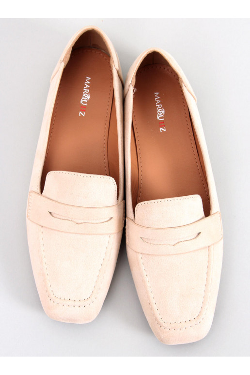 Mocassins en daim CLASS BEIGE