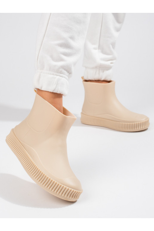 chaussures en caoutchouc beige Shelovet chaussures en caoutchouc beige Shelovet