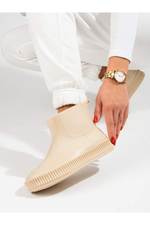 chaussures en caoutchouc beige Shelovet chaussures en caoutchouc beige Shelovet