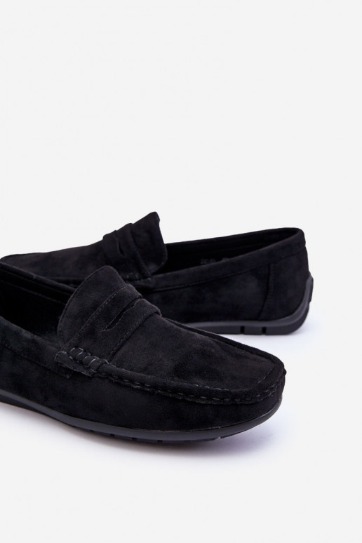 Mocassins homme Wesley en daim noir Mocassins homme Wesley en daim noir
