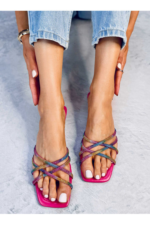 Chaussons REXHA rose