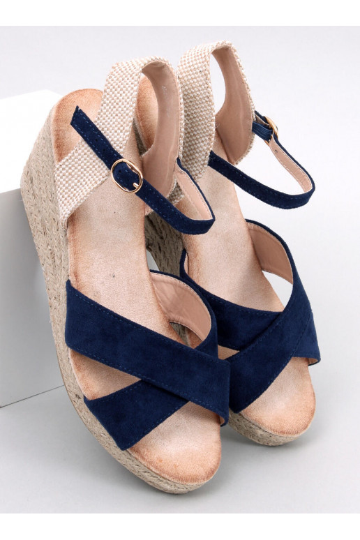 Sandales à plateforme WILLA BLEU