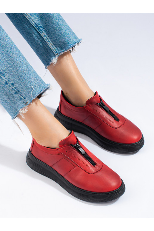bottines femme rouges T.Sokolski