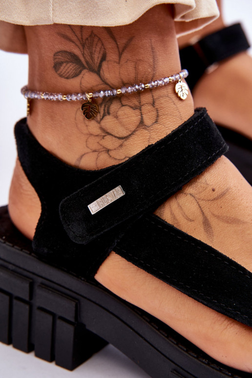 Sandales confortables en daim Big... Sandales confortables en daim Big...