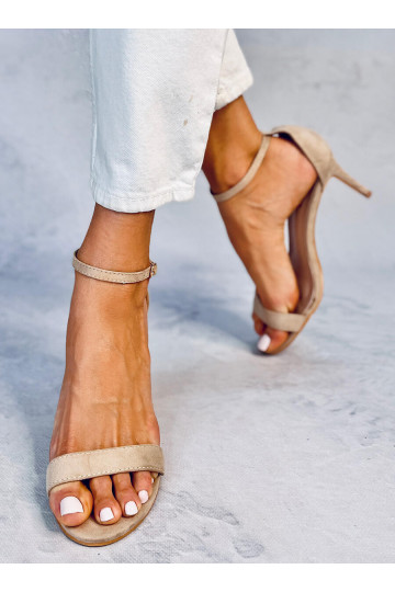 Chaussures à talons hauts MICHELLE de couleur kaki à talon fin 2