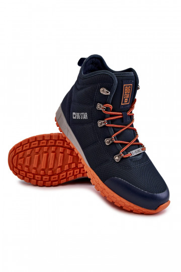 Chaussures de randonnée Memory Foam Big Star bleu foncé pour homme 2