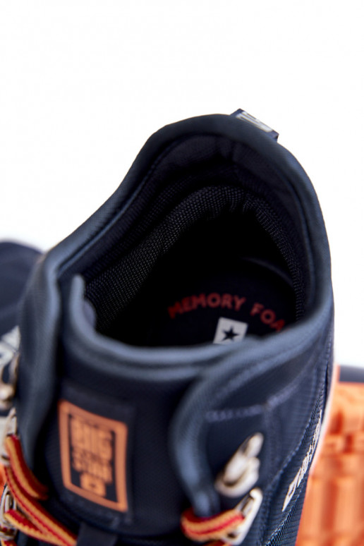 Chaussures de randonnée Memory Foam Big Star bleu foncé pour homme
