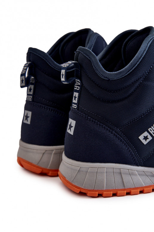 Chaussures de randonnée Memory Foam Big Star bleu foncé pour homme