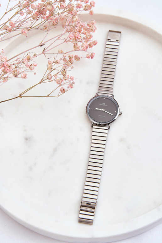 Montre femme de couleur gris-noir Giorgio&Dario