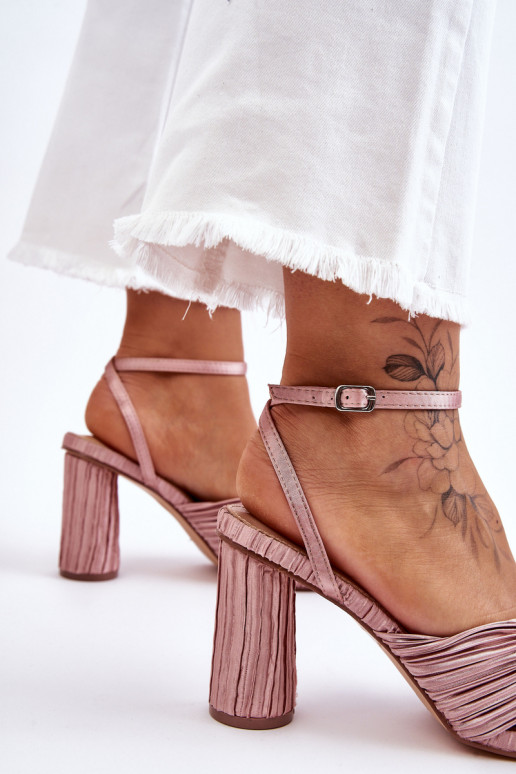 Chaussures à talons hauts beiges Callum pour femme
