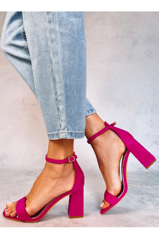Chaussures à talons roses AISHA