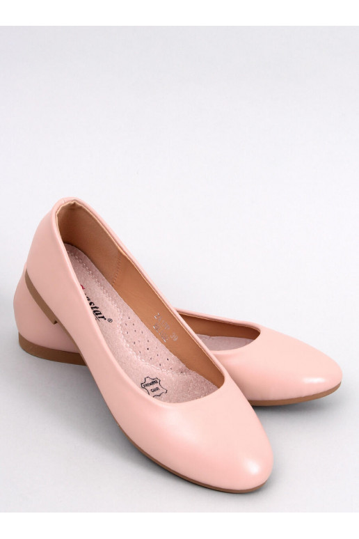 Ballerines femme TOVA BEIGE avec semelle intérieure en cuir