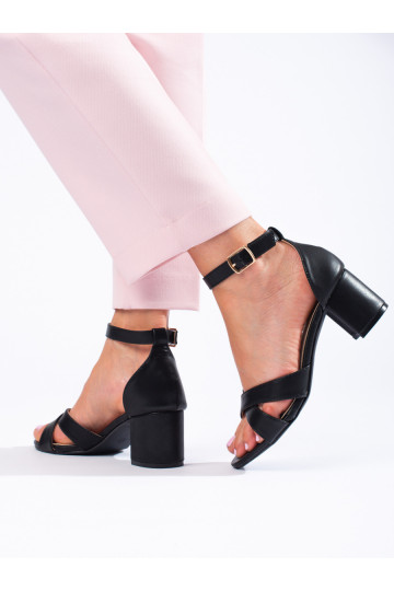 Sandales classiques en Shelovet noir 2