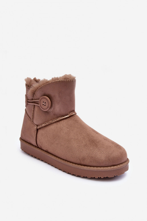 Bottes de neige chauffantes beige Siriol