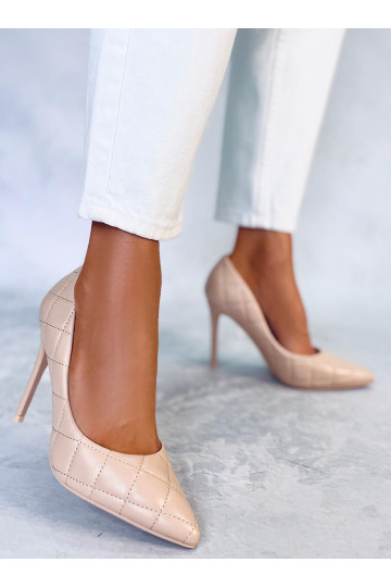 Chaussures à talon fin RAQUEL NUDE