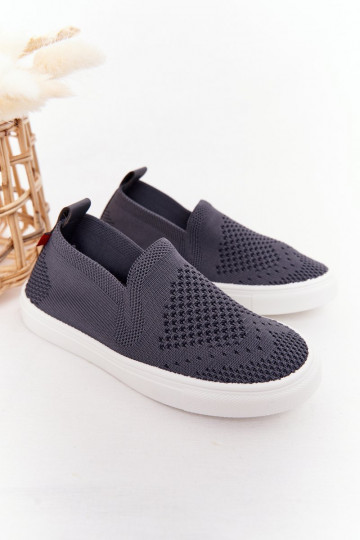 Baskets slip-on enfant Slip-On Big Star couleur gris 2