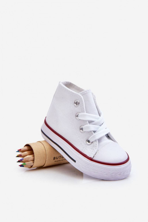 Chaussures pour enfants à semelles de couleur blanche Filemon