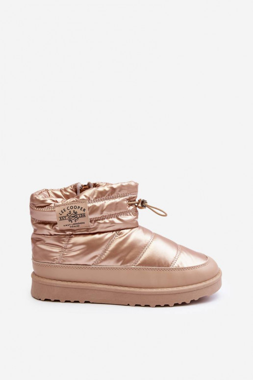 Bottes de neige chaudes Lee Cooper beige