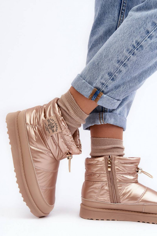 Bottes de neige chaudes Lee Cooper beige Bottes de neige chaudes Lee Cooper beige