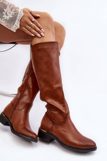 bottes longues à talons...