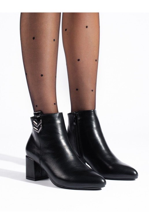 Chaussures élégantes à talons de couleur noire