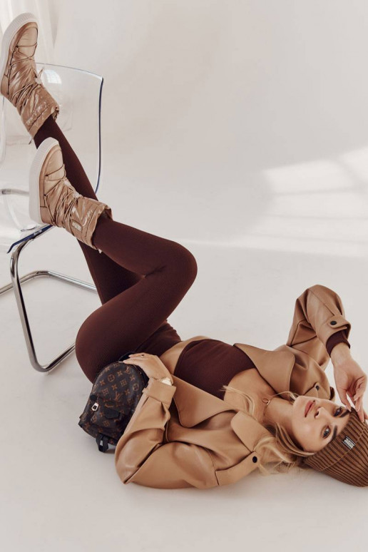 Botte de neige chauffante Big Star beige