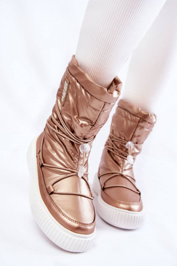 Botte de neige chauffante Big Star beige 2