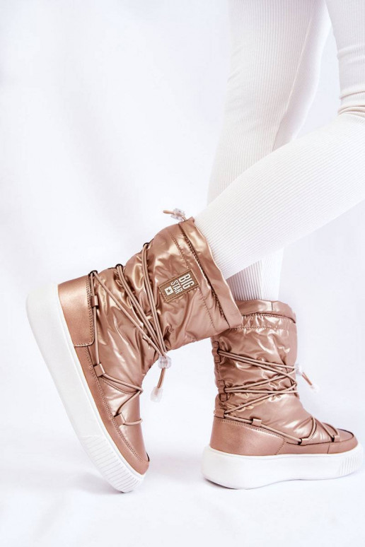 Botte de neige chauffante Big Star beige