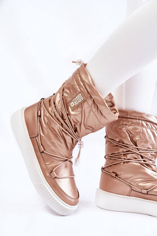 Botte de neige chauffante Big Star beige