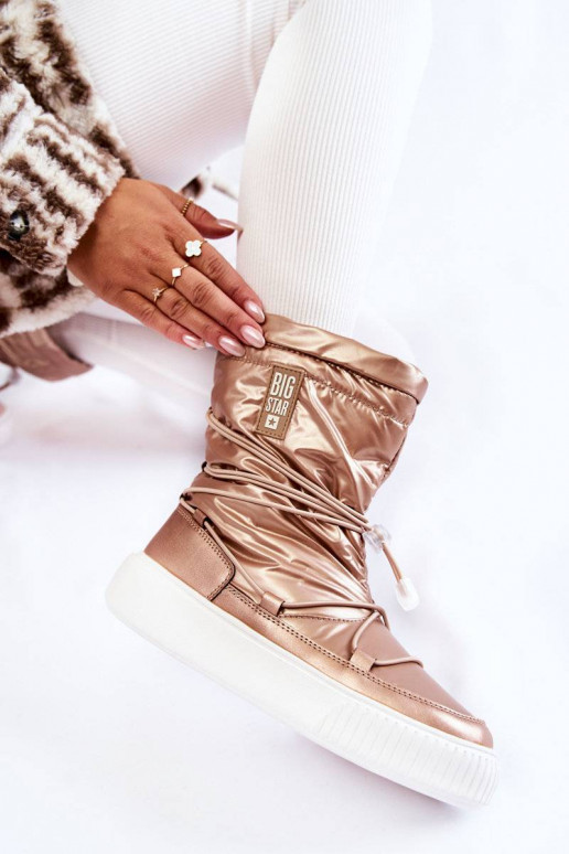 Botte de neige chauffante Big Star beige