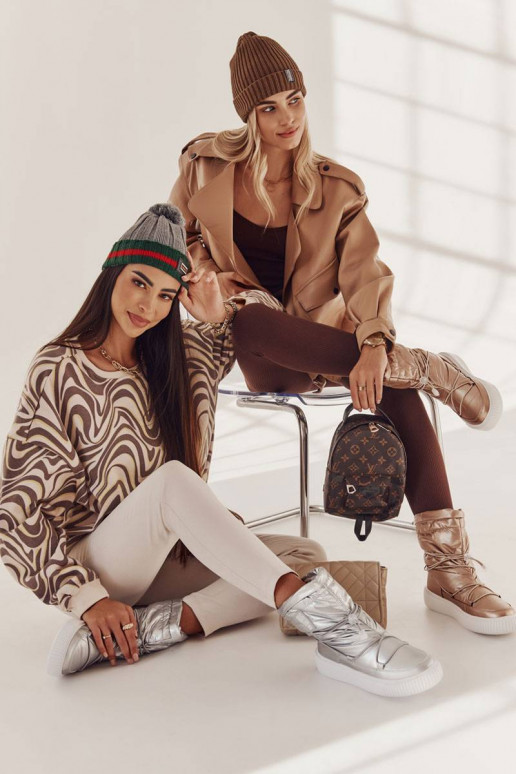 Botte de neige chauffante Big Star beige