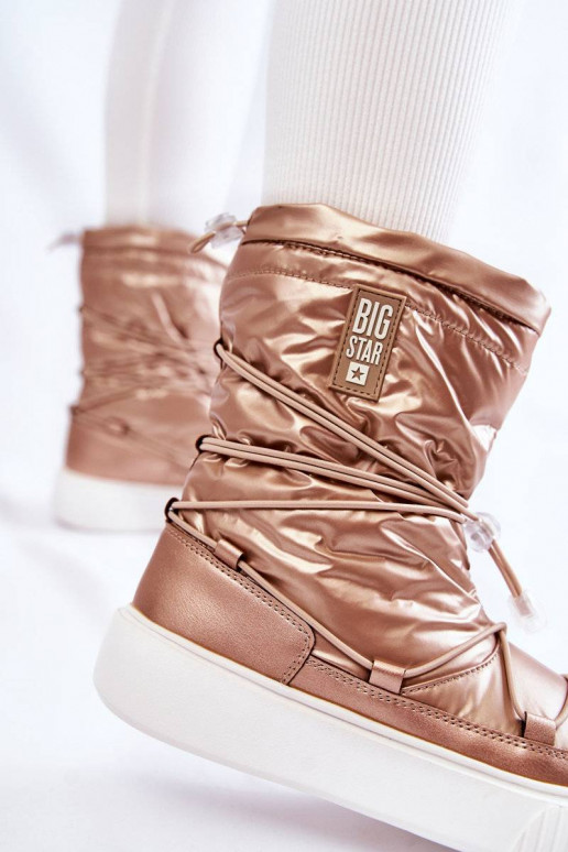 Botte de neige chauffante Big Star beige