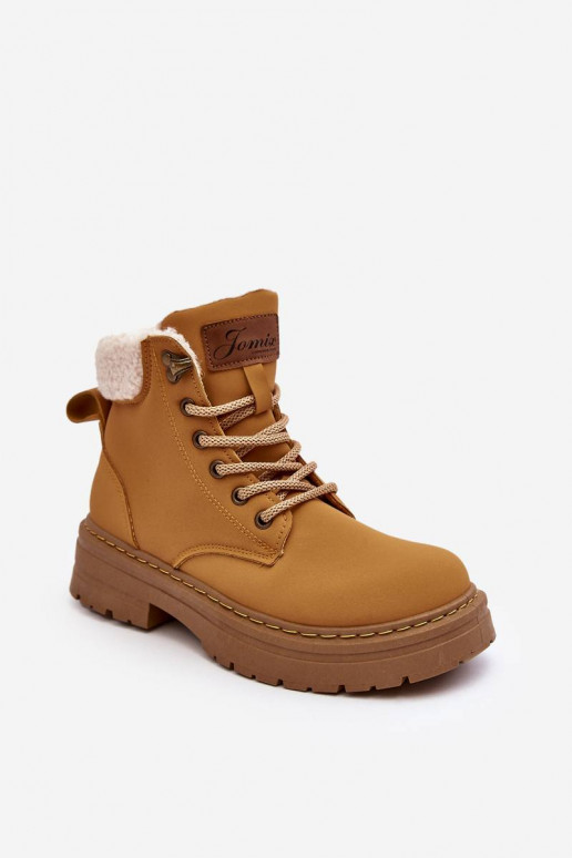 Bottes avec échauffement de couleur marron Lynnvia