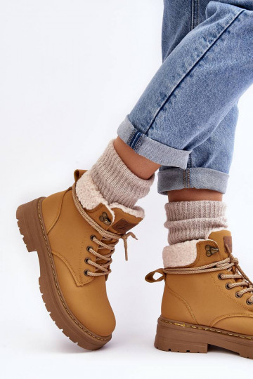 Bottes avec échauffement de couleur marron Lynnvia 2