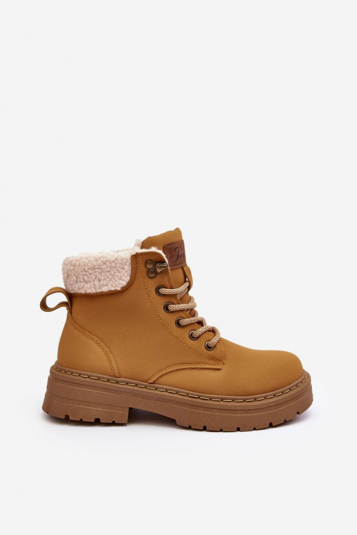 Bottes avec échauffement de couleur marron Lynnvia