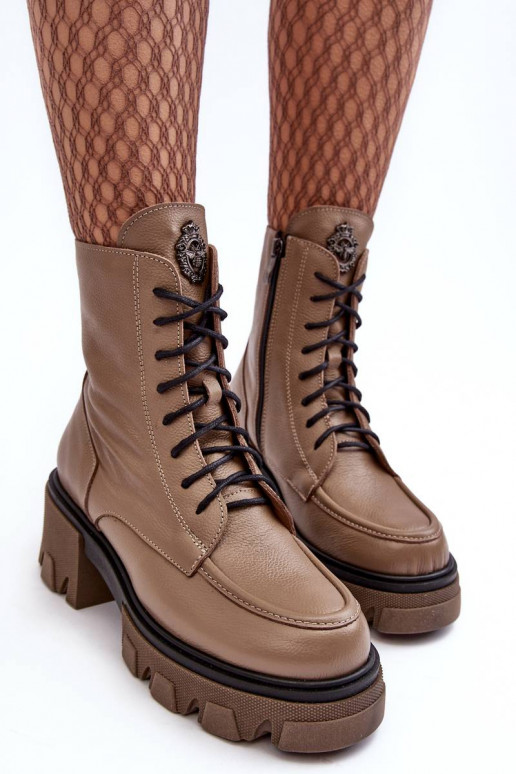 Bottes chauffantes couleur marron Rehin