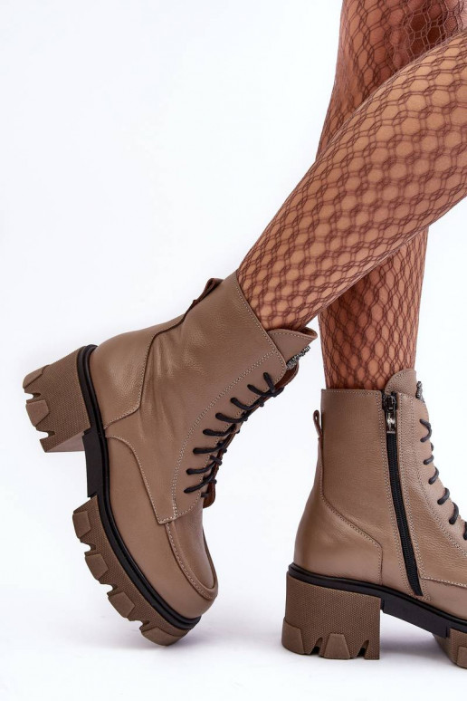 Bottes chauffantes couleur marron Rehin