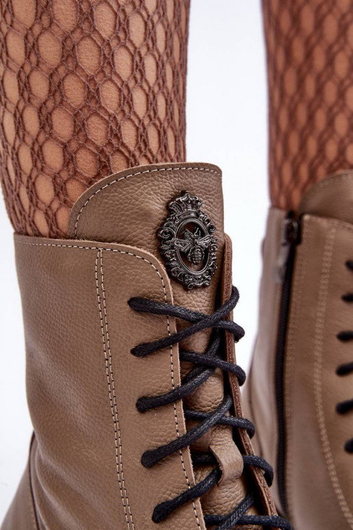 Bottes chauffantes couleur marron Rehin