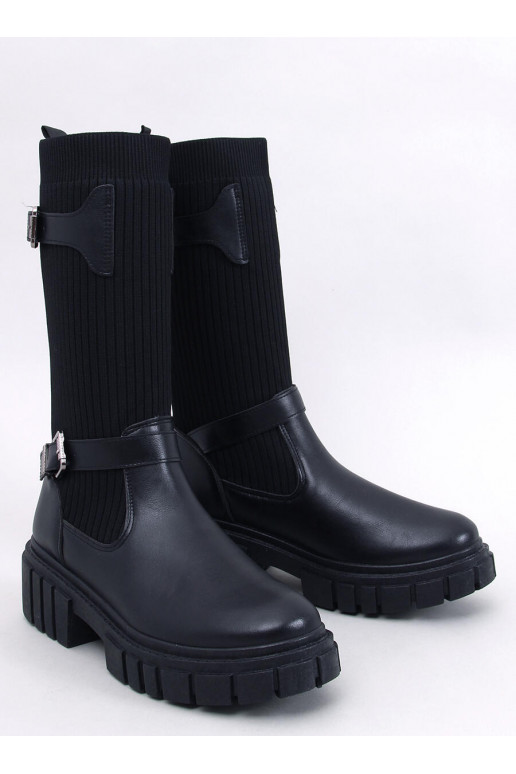Bottes longues de couleur noire RHEA NOIR