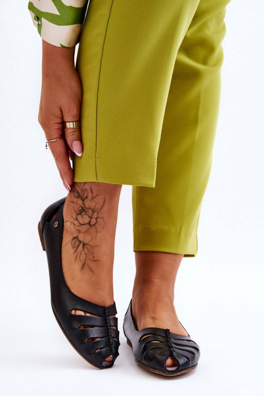 Ballerines confortables en cuir... Ballerines confortables en cuir...