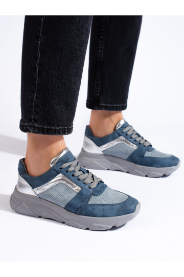 Chaussures de sport bleues