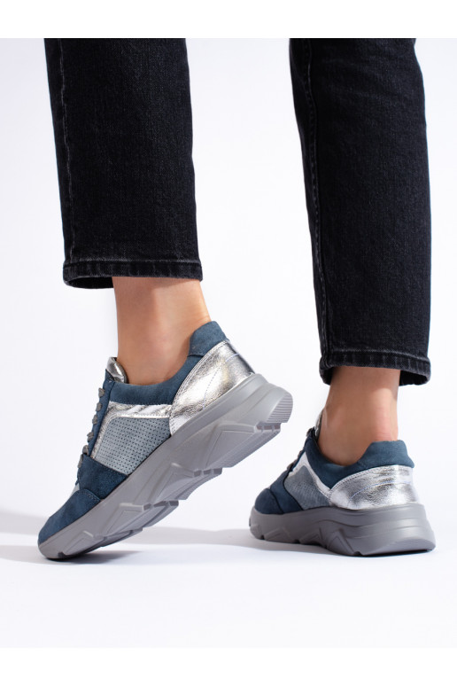 Chaussures de sport bleues