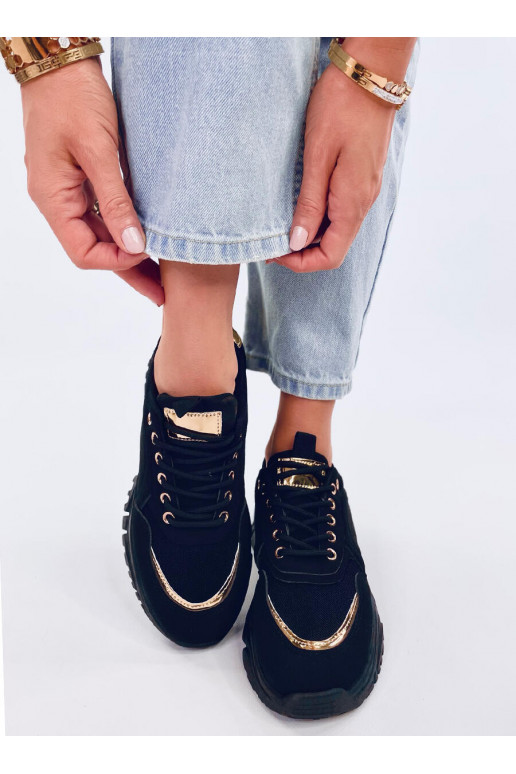Chaussures de style sportif de couleur noire FLEIS BLACK